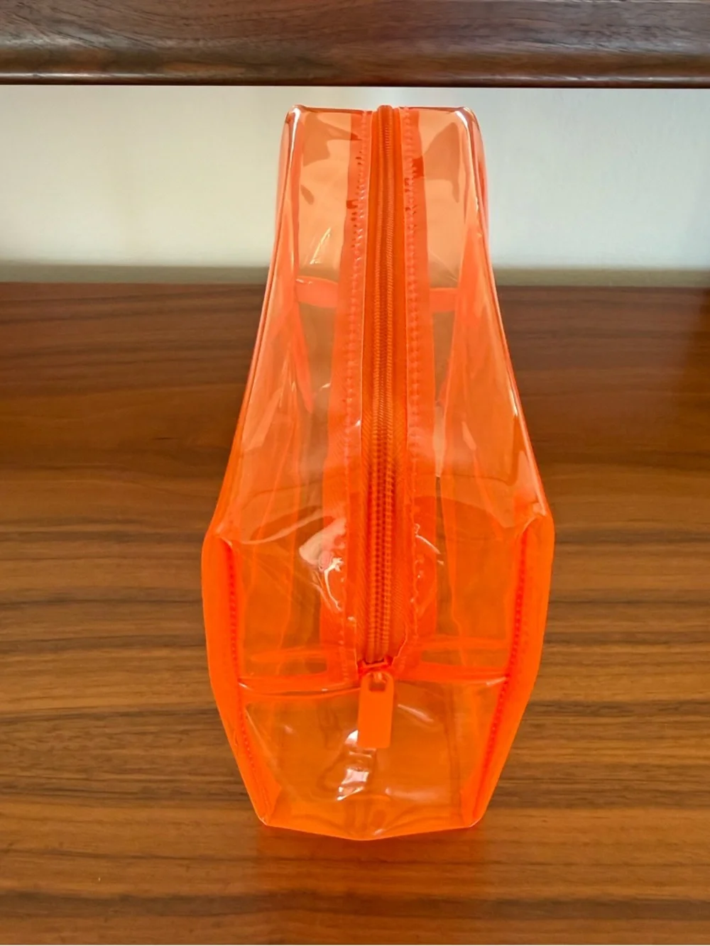 Bright Orange Mesh Tote Bag and Vinyl Pouch set - Picture 4 of 11